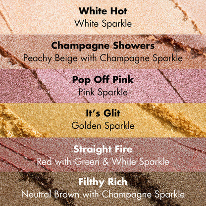 Shimmering Glitter Eyeshadow for Bold, Eye-Catching Looks